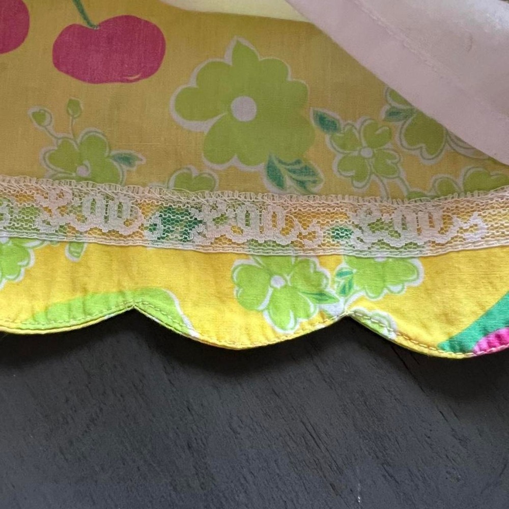 Lilly Pulitzer Sleeveless Dress with Fruit Print Girls 4T Cotton Summer Dress - Picture 8 of 8